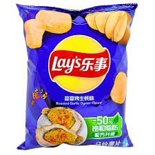LAY'S Potato Chip - Roasted Garlic Oyster Flavour 70g